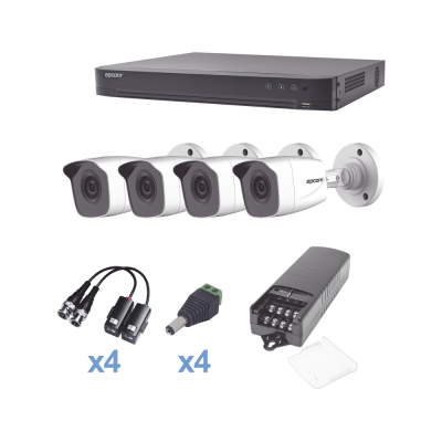 Kit De C Mara Turbo Hd P Epcom Dvr Canales C Maras Bala