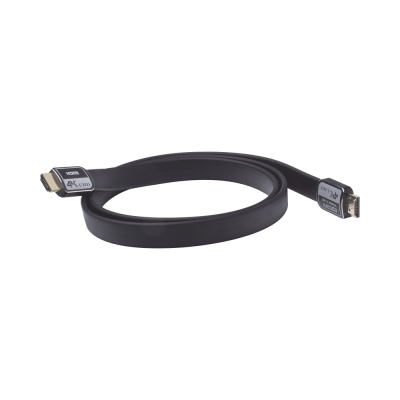 Cable HDMI Epcom Power Line, Versión 2.0 Plano de 1 Metro, Optimizado, para Resolución  4K Ultra