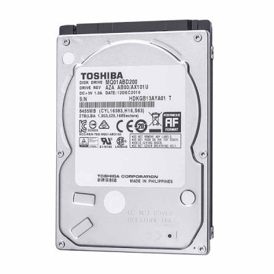 Disco Duro Toshiba, para Laptop, 2TB, SATA 6Gbit/s, 5400RPM, 128MB Caché
