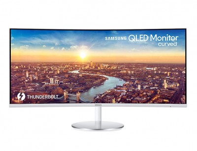 Monitor Curvo QLED 34” Samsung, Quad HD, Ultra-Wide, FreeSync, 100Hz, HDMI,  Bocinas Integradas, Panel VA