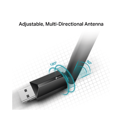 Tp-Link Adaptador Usb Wifi Gran Potencia 300mbps 2.4ghz 2 Antena