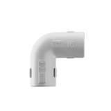 Unión en L Gewiss, Codo para Tubería Rígida de 32mm 1 1/4", Recomendado para Cable Eléctrico, PVC Auto Extinguible