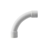Curva de Radio Estrecho Gewiss, para Tubería Rígida de 40 mm 1 1/2", Recomendado para Cables de Datos, PVC Auto-Extinguible