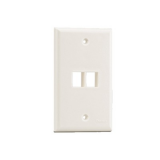 Tapa para Caja-Faceplate Vertical Panduit, Salida para 2 Puertos Keystone, Color Blanco