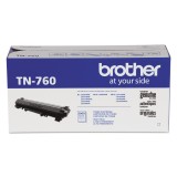 Tóner Brother TN-760, Negro, 3000 Paginas