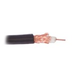Cable RG59 Syscom, Conductor Central  de Alambre de Cobre Calibre 20, Blindado de Malla Trenzada de Cobre 80%, Aislante de Polietileno Sólido