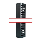 Organizador de Cable Vertical Linkedpro, Mediano, de 21 Unidades Rack