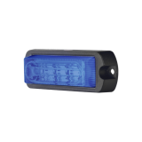 Luz Auxiliar Epcom Industrial, Ultra Brillante X13 de 4 LED´s, Color Azul, con Mica Transparente